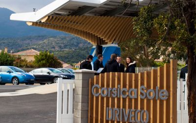 Mobilité électrique : la première station de recharge solaire corse