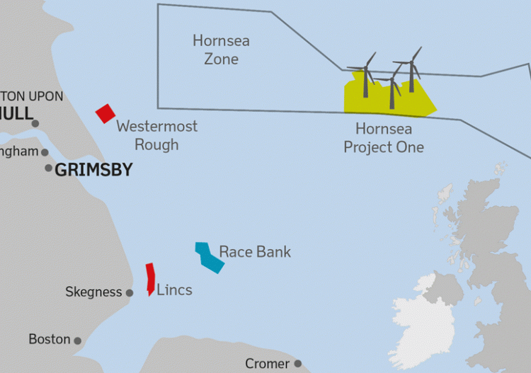 Éolien offshore : Londres donne son feu vert au plus grand projet de ferme au monde
