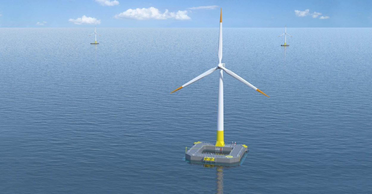 La 1ère éolienne flottante française prend le large cet automne