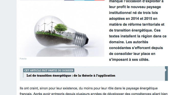 transition énergétique