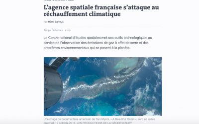 L’agence spatiale française s’attaque au réchauffement climatique