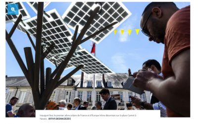 Nièvre : le premier arbre solaire pousse à Nevers