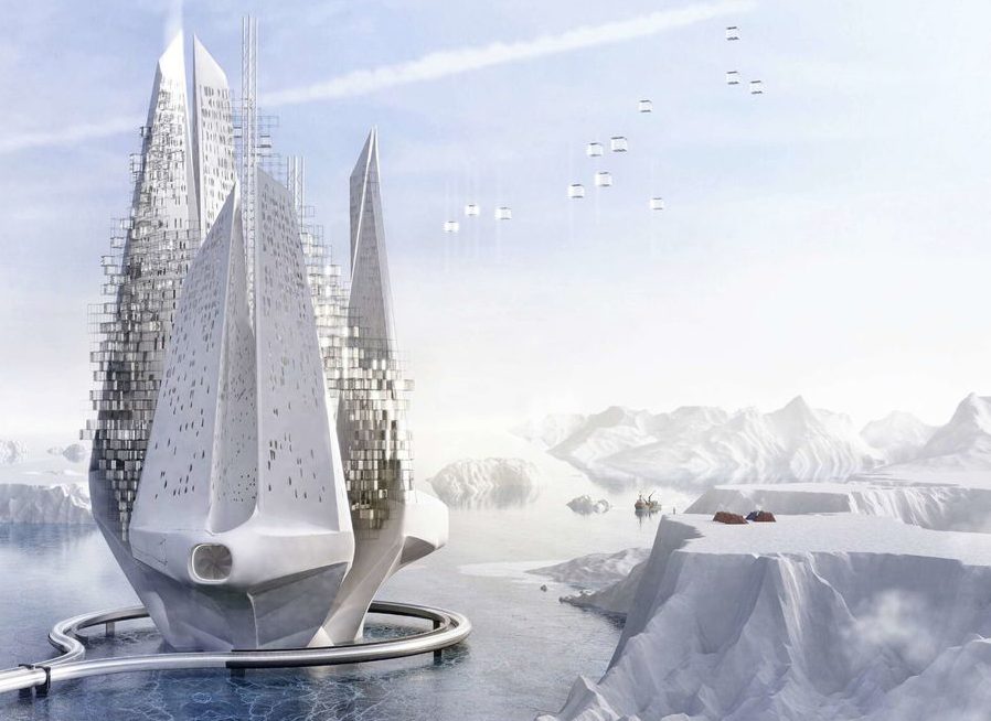 Un gratte ciel flottant, et pourquoi pas ?