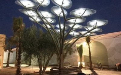 Marrakech : des arbres solaires pour recharger ses batteries
