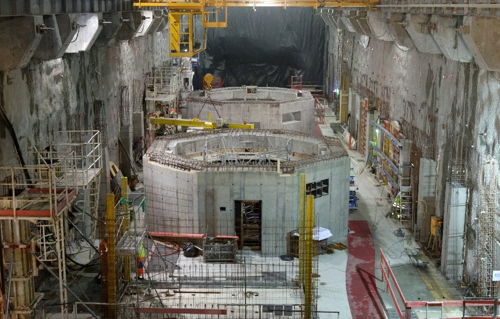 Le chantier de la centrale hydroélectrique de Romanche-Gavet avance