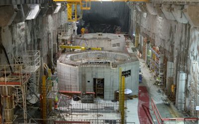 Le chantier de la centrale hydroélectrique de Romanche-Gavet avance