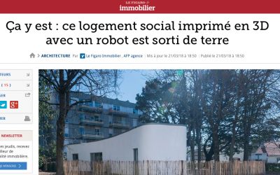 Un logement social nantais imprimé en 3D avec un robot