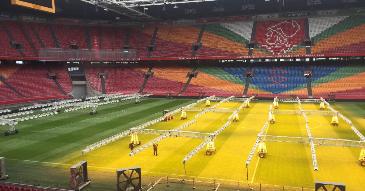 Le stade d’Amsterdam transformé en gigantesque système de stockage d’énergie