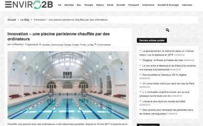 Paris : une piscine chauffée par des ordinateurs