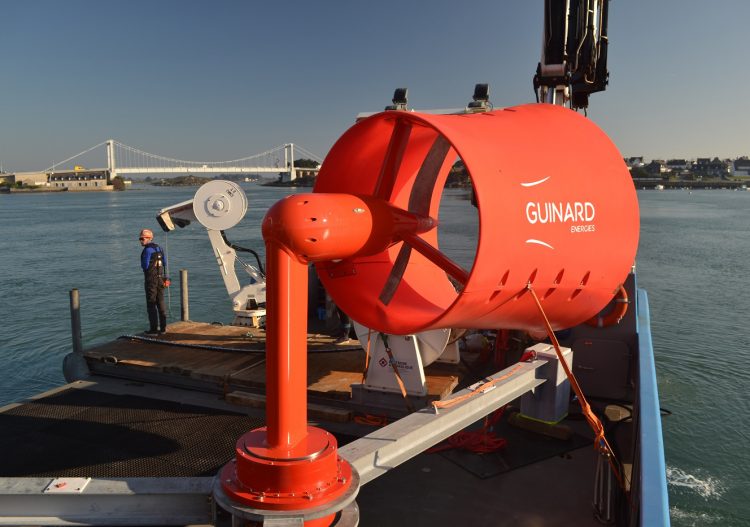 L&rsquo;hydrolienne française P154 testée en conditions réelles