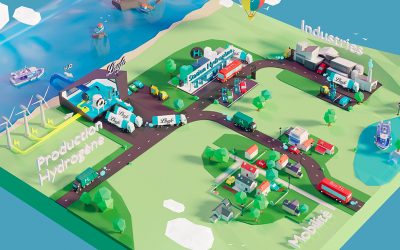 Première pierre du premier site européen de production industrielle d’hydrogène « vert »